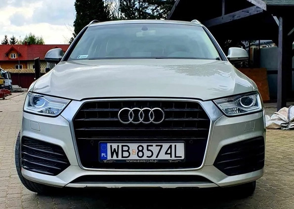 Audi Q3 cena 89000 przebieg: 85200, rok produkcji 2015 z Piaseczno małe 29